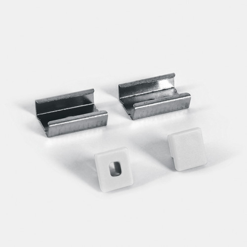 Profilé pour rubans led avec diffuseur saillie mini 8MM BLANC