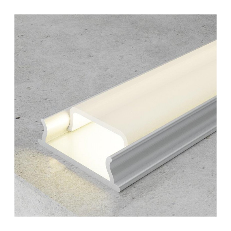 PROFILÉ FLEXIBLE  APPARENT ALUMINIUM