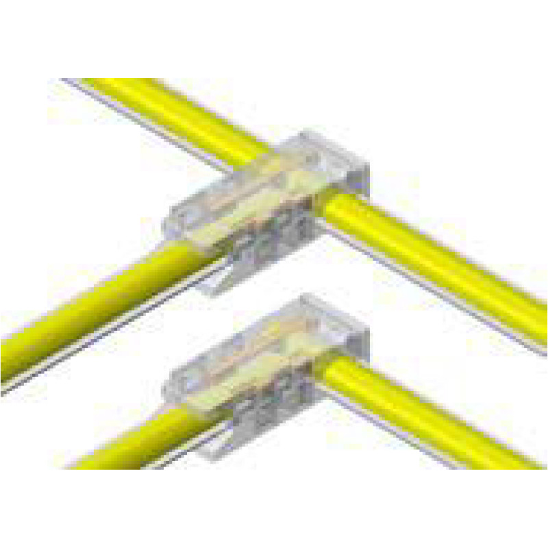 CONNECTEUR SIMPLE UNIVERSEL EN T OU L f8MM