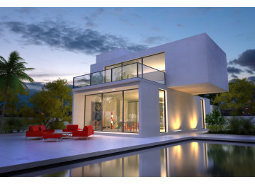 Appliques extérieures étanches ip65 à led BORGO 13W BLANC