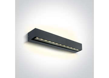 Appliques extérieures étanches ip65 à led direct/indirect CORTE 2x10W ANTHRACITE