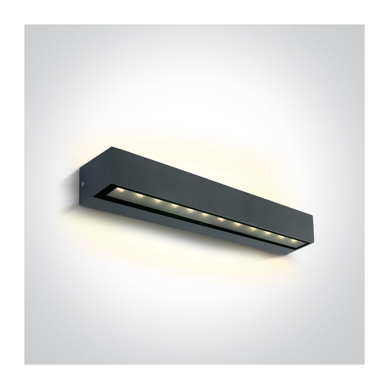 Appliques extérieures étanches ip65 à led direct/indirect CORTE 2x10W ANTHRACITE