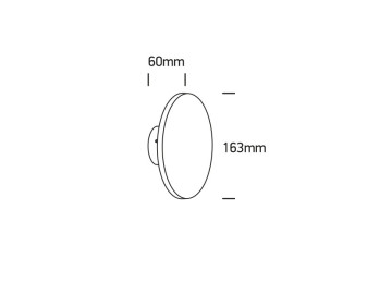 Appliques intérieur/extérieur étanches à led indirect LUMO/RO ANTHRACITE