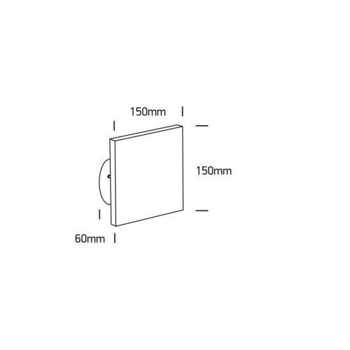 Appliques intérieur/extérieur étanches à led indirect LUMO/CA BLANC