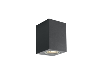 Appliques extérieures étanches ip65 gu10 direct CUBALED 1 ANTHRACITE