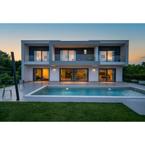 Appliques extérieures étanches ip65 gu10 direct CUBALED 1 BLANC