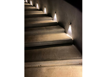 Encastrés muraux à led ip54 CAPRI-R 3WATT NOIR
