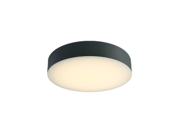 HUBLOTS ÉTANCHES À LED IP65 CCT 3000K/4000K/6500K PLAFIO 20W Ø320 NOIR