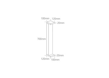 Bornes d’éclairage led IP65 IK06 BALI 8