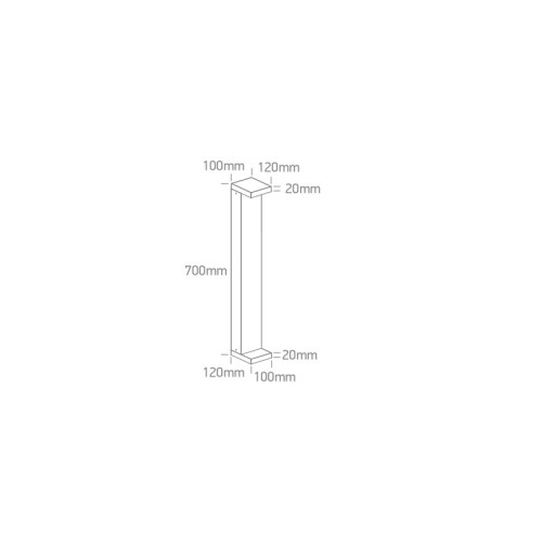 Bornes d’éclairage led IP65 IK06 BALI 8