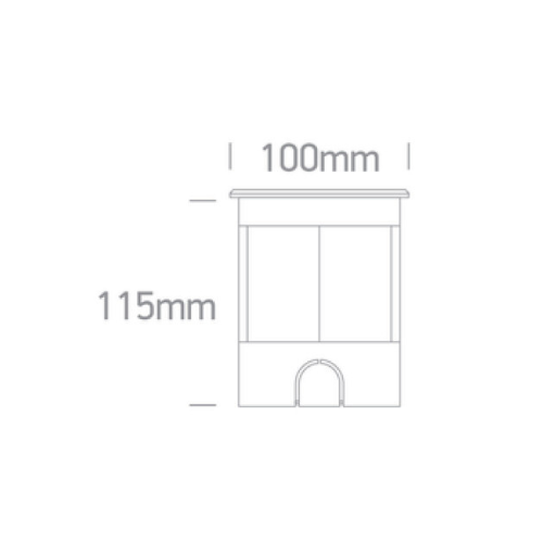 ENCASTRES EXTÉRIEURES à LED ÉTANCHES ip67 INCLINAISON REGLABLE WATERLED 3W