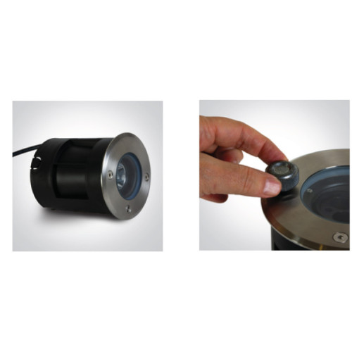 ENCASTRES EXTÉRIEURES à LED ÉTANCHES ip67 INCLINAISON REGLABLE WATERLED 3W