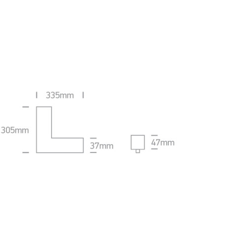 Spot Magnetique Angled 25w noir  3000K