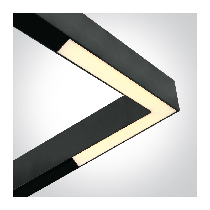 Spot Magnetique Angled 25w noir  3000K