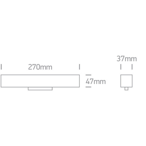 Spot Magnetique Starmagnet 12w  noir 3000K