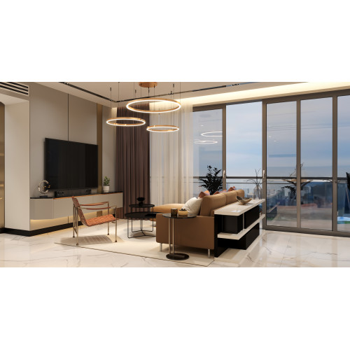 SUSPENSIONS DÉCORATIVES À LED SANTORIN 40W BLANC