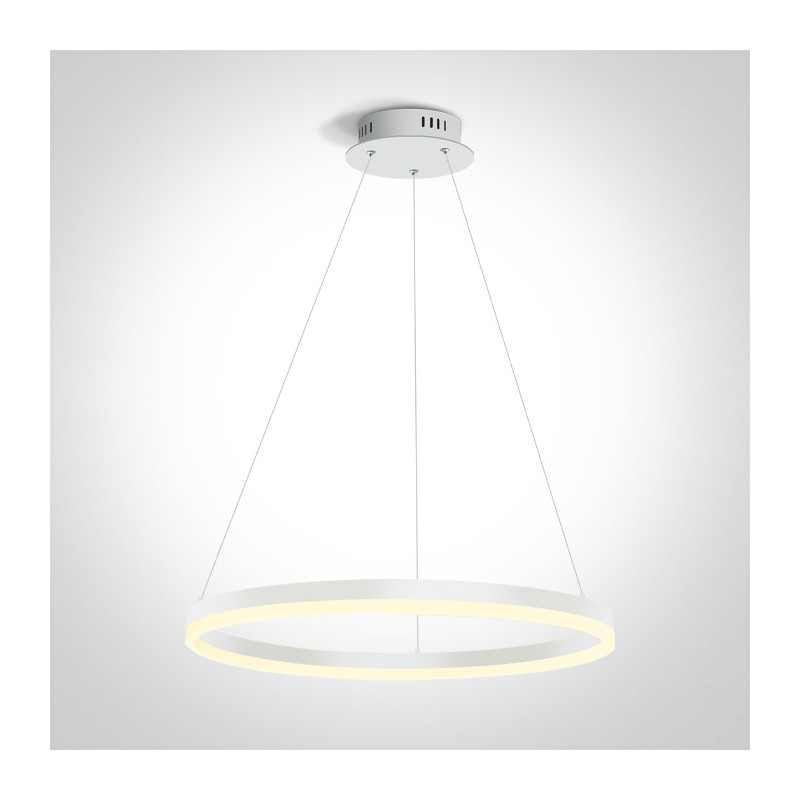 SUSPENSIONS DÉCORATIVES À LED SANTORIN 40W BLANC