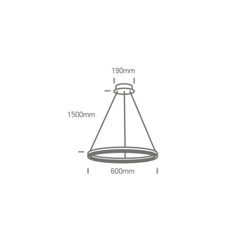 SUSPENSIONS DÉCORATIVES À LED SANTORIN 40W BLANC