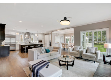 VENTILATEURS DE PLAFOND DIMMABLES CCT FRESHLED MARRON