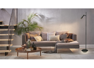 LISEUSES & LAMPADAIRE À LED ORIENTABLES LAMPADAIRE LED GOLF 3W+8W NOIR