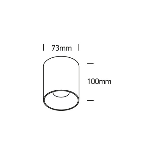 PLAFONNIERS À LED TORINO/RO 12W BLANC