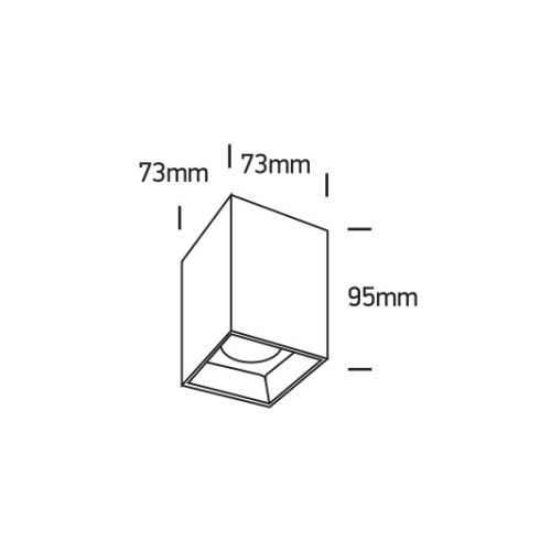PLAFONNIERS À LED TORINO/CA 12W BLANC