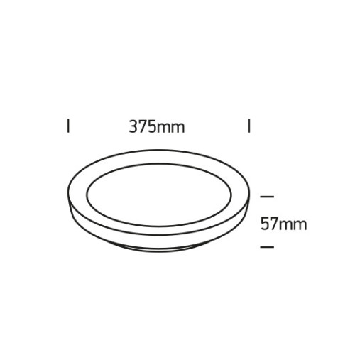 PLAFONNIERS À LED CCT 2700K-3000K-4000K DIMMABLE TIVOLI 30W LAITON BROSSE