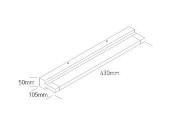 Réglettes LED spécial salle de bains ip44 TROPICANA 20W