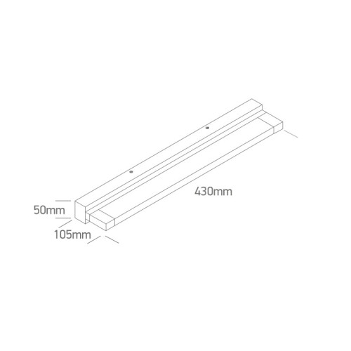 Réglettes LED spécial salle de bains ip44 TROPICANA 20W
