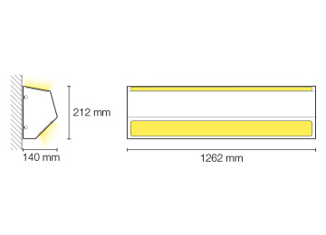 APPLIQUE LED POUR CHAMBRES MEDICALISEES TETE DE LIT DREAMLED 26