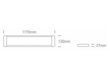 PLAFONNIERS & SUSPENSIONS À LED CCT CEILIGHT 48/1.2M