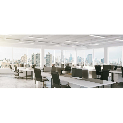 PLAFONNIERS À LED CCT UGR19/3000K/4000K/5700K BUROLIGHT 120X15 NOIR