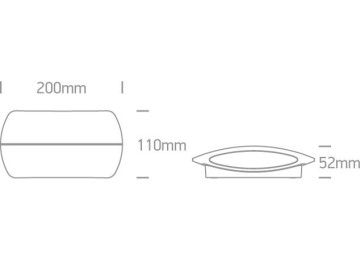 APPLIQUES INTERIEURES EXTÉRIEURES ÉTANCHES À LED DIRECT/INDIRECT VENEZIA BI BLANC