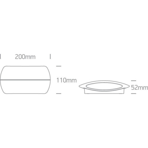 APPLIQUES INTERIEURES EXTÉRIEURES ÉTANCHES À LED DIRECT/INDIRECT VENEZIA BI BLANC