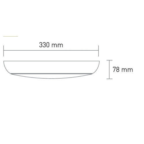 OLAN 22W CCT +SENSOR BLANC