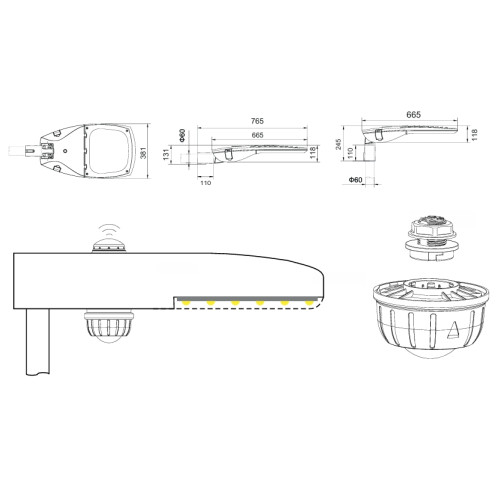 PACIFIC LED 100W - 150W - 200W