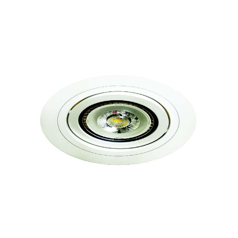 ENCASTRABLES LED MULTIDIRECTIONNELS POUR LAMPES AR111/37W KIT LED LRO 111/37W BLANC