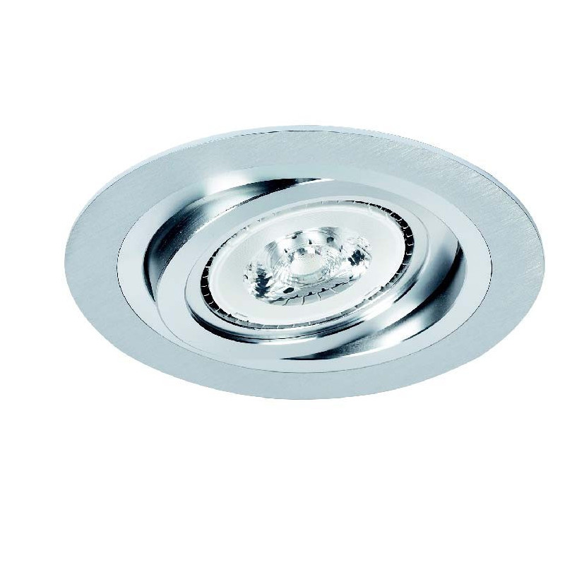 ENCASTRABLES LED MULTIDIRECTIONNELS POUR LAMPES AR111/37W KIT LED LRO 111/37W ALU BROSSE
