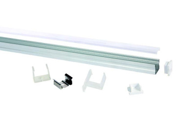 PROFILÉS BRL 1715 IP20 POUR RUBANS LED AVEC DIFFUSEUR OPALE
