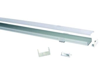 PROFILÉS BRL 2310 IP20 POUR RUBANS LED AVEC DIFFUSEUR OPALE
