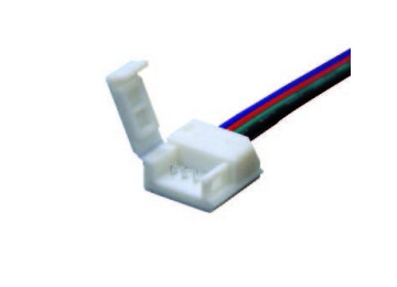 CONNECTEUR FLEXIBLE RGB IP65 POUR RUBANS LED