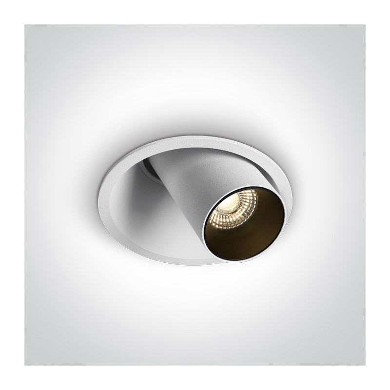 ENCASTRES ORIENTABLES JUMELED 1x6.5W/700MA BLANC