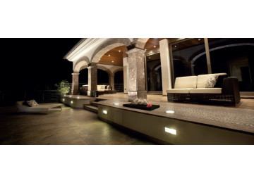 ENCASTRÉ MURAL LED ETANCHE IP65 IK10 MURO 300 2700k NOIR