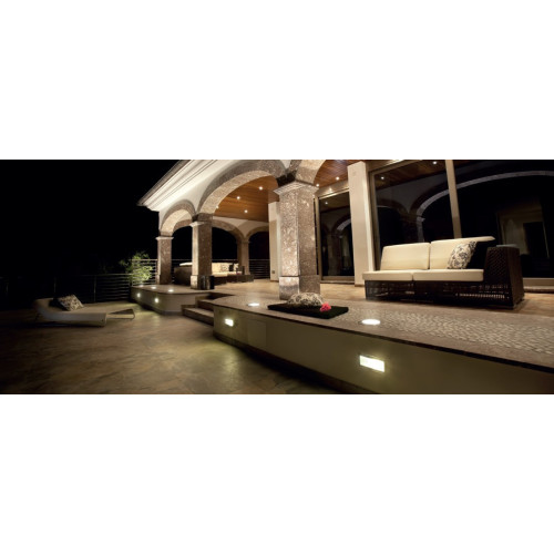 ENCASTRÉ MURAL LED ETANCHE IP65 IK10 MURO 300 2700k NOIR