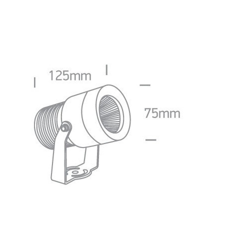 PROJECTEURS EXTÉRIEURS ÉTANCHES IP65 À LED GARDEL 10 NOIR