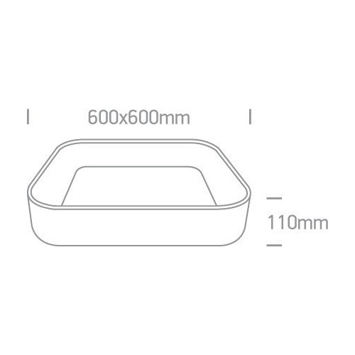 PLAFONNIERS À LED CARRE MODENE/CAR 50 NOIR