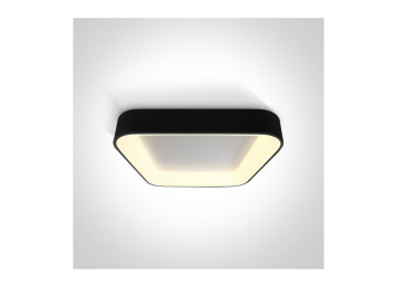 PLAFONNIERS À LED CARRE MODENE/CAR 50 NOIR