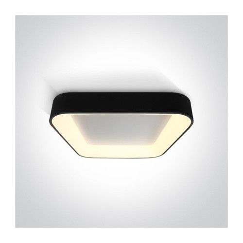 PLAFONNIERS À LED CARRE MODENE/CAR 50 NOIR