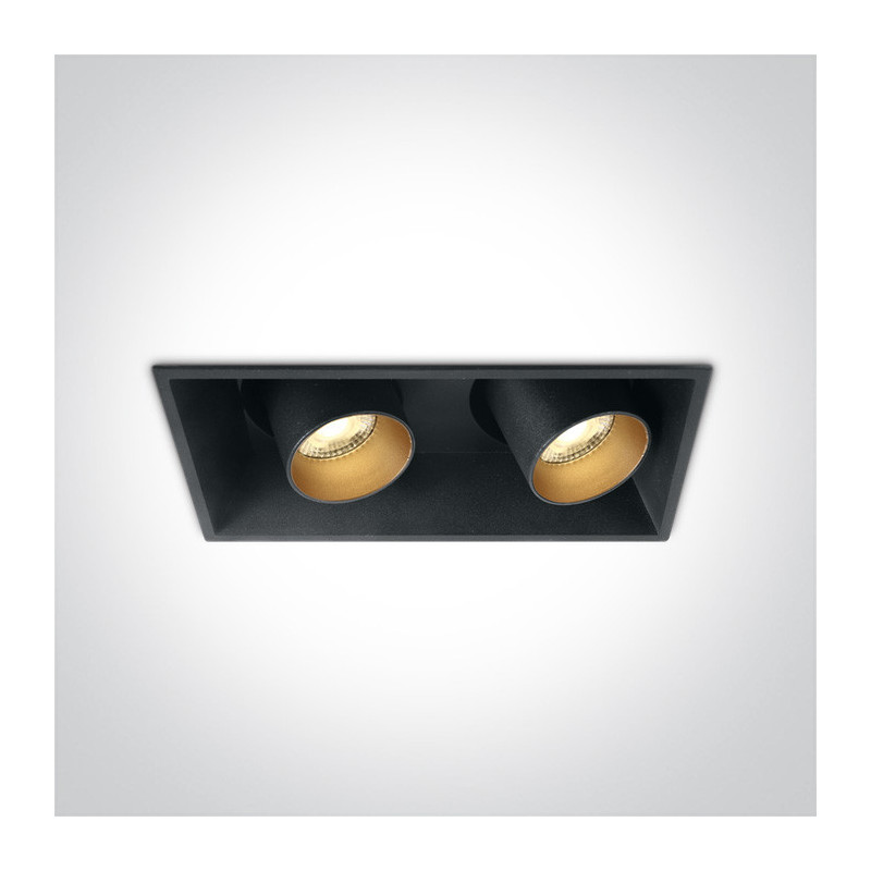 ENCASTRÉS LED orientables CYLEDUO NOIR