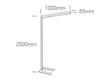 LAMPADAIRES LED DIMMABLE MARVELED2 BLANC